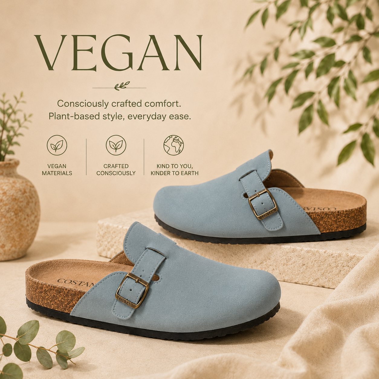 Men Clogs Blue alternate view