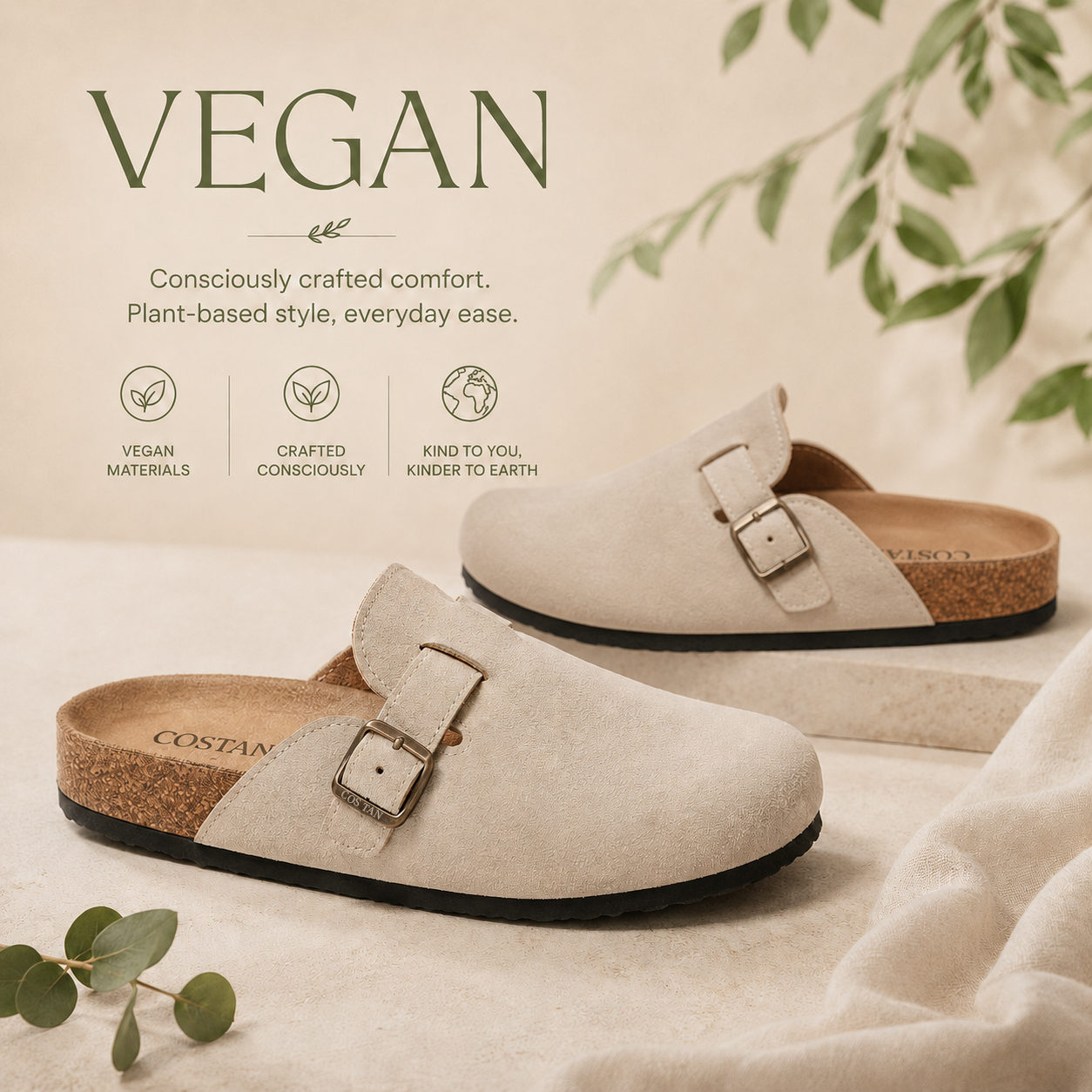 Men Clogs Ivory alternate view