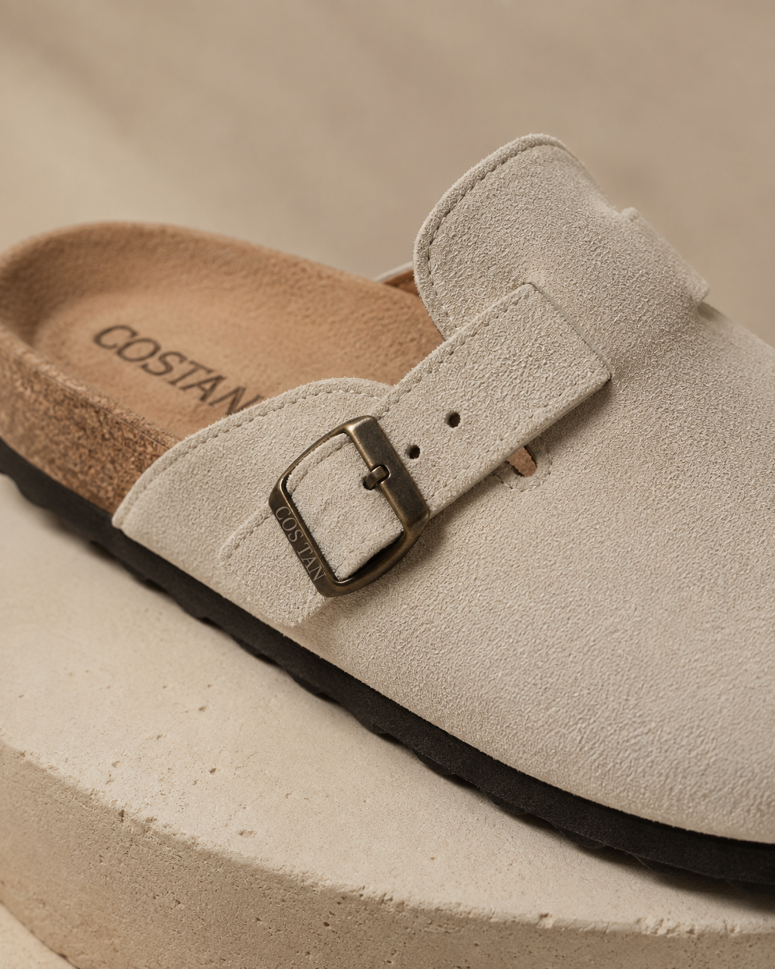 Men Clogs Ivory